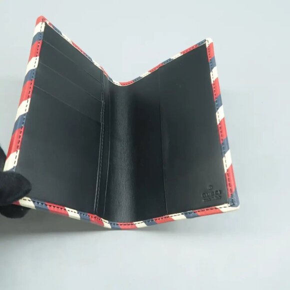 100% Authentic GUCCI Courrier Black Canvas Wallet 437-083024 - Picture 9 of 12